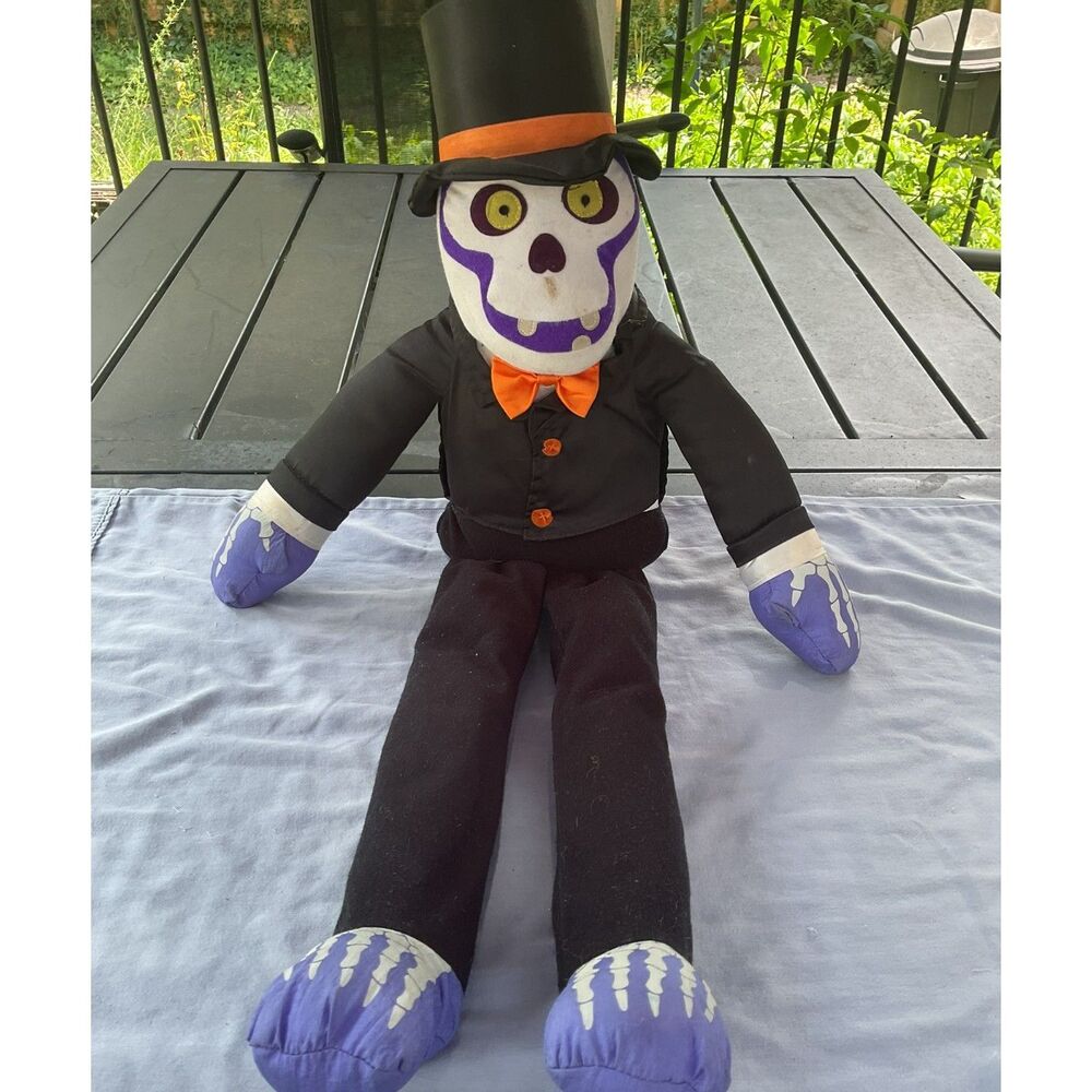 Vintage 1995 Stuffins Voodoo Skeleton Plush